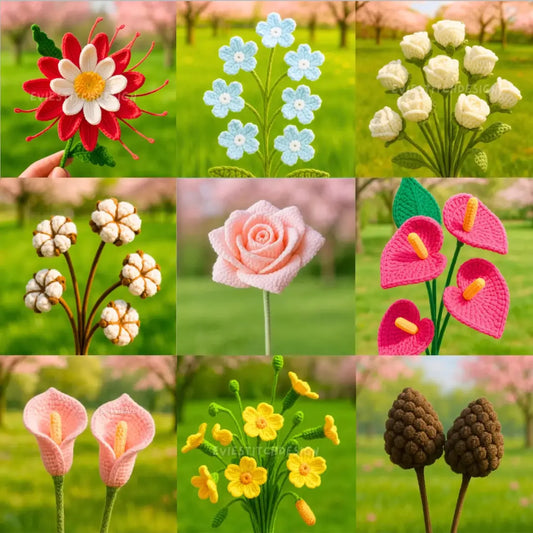 600+ Flower Bouquet Crochet Pattern Bundle