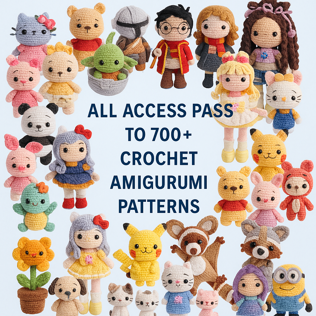 All access pass to 700+ exclusive amigurumi patterns
