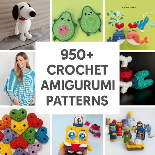 950+ Crochet Amigurumi Patterns | Instant Download PDF Bundle